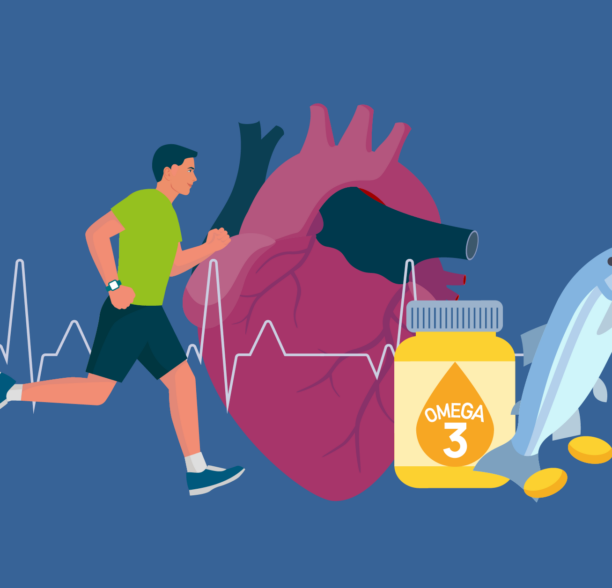 Omega-3-Fettsäuren und ihre Bedeutung für die kardiovaskuläre Gesundheit (TEIL 1 | 07 | Juni 2025) Grafische Darstellung der Bedeutung von Omega-3-Fettsäuren auf die Herzgesundheit